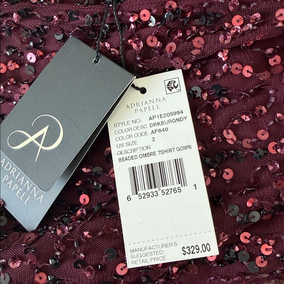 Time to sparkle this holiday season beautiful Adriana papell new dress - Picture 10 of 10